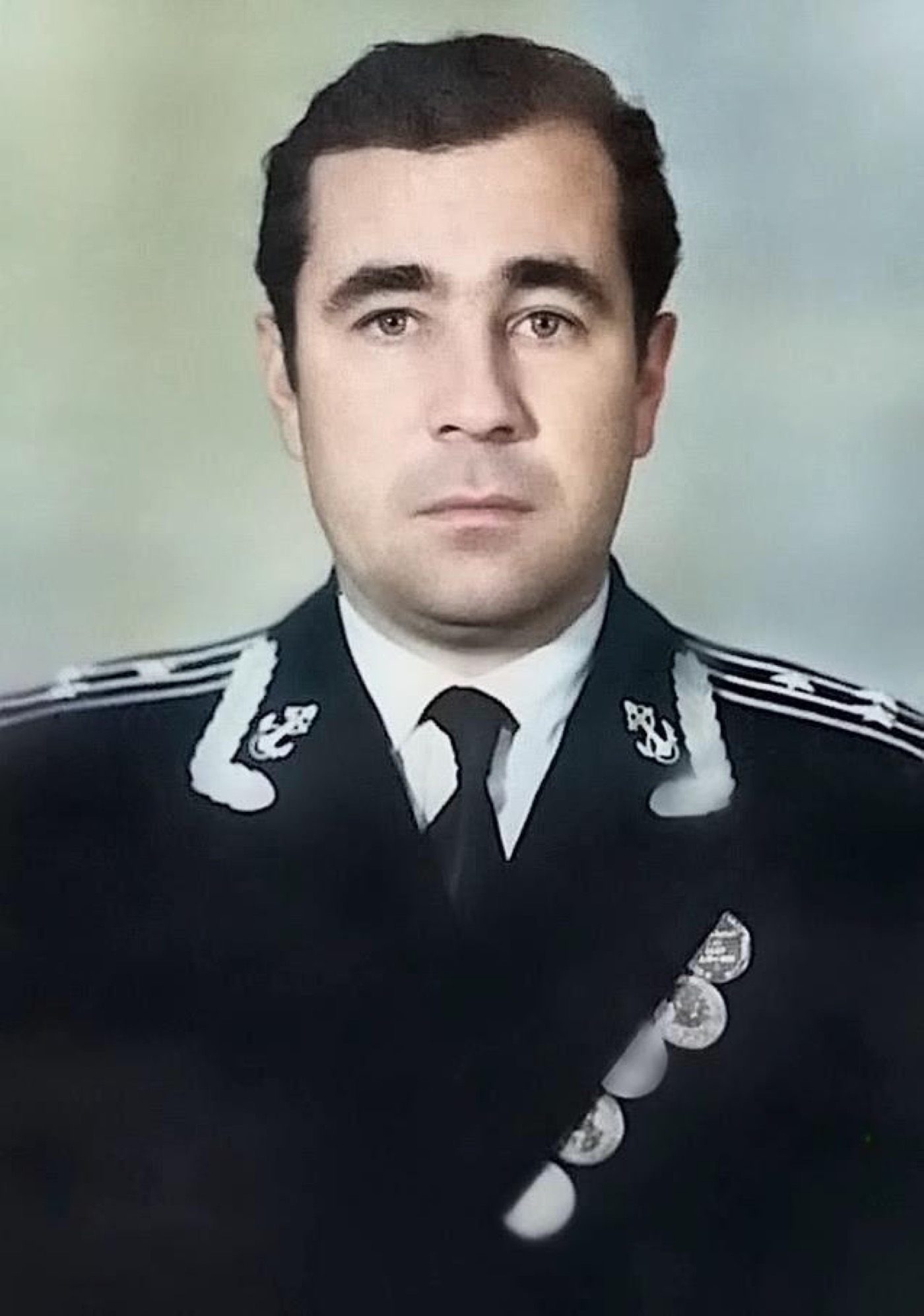 Soviet Navy portrait of Captain Valentin Savitsky