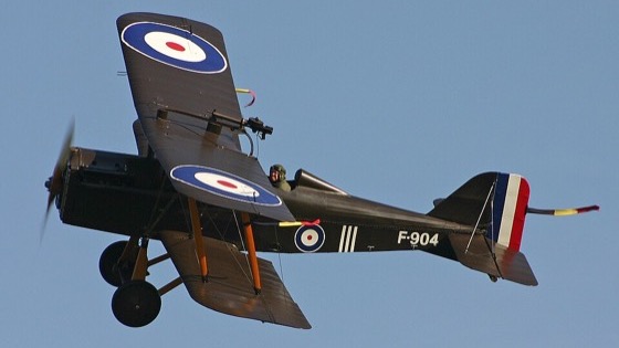 Photograph of a Royal Aircraft Factory S.E.5a